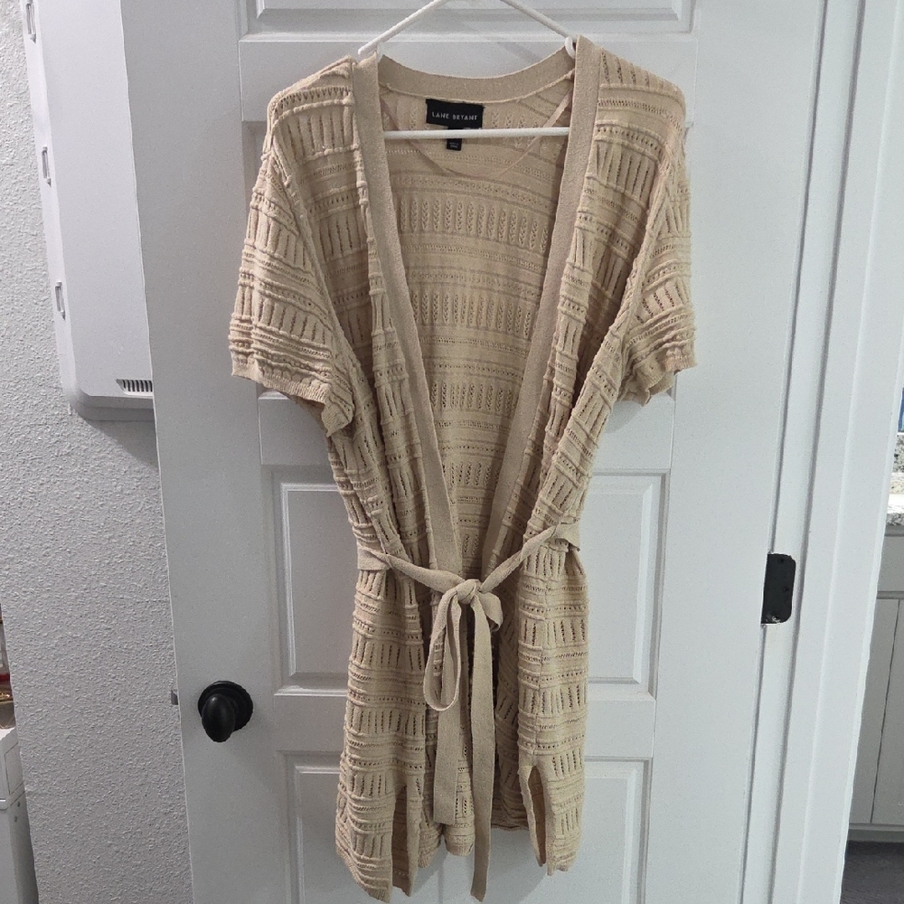 Lane Bryant Beige Knit Sweater